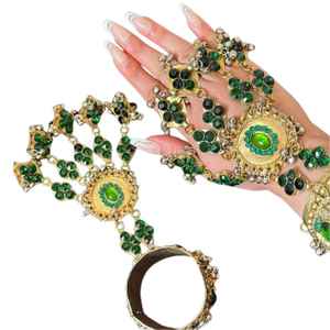 Parures de bijoux afghanes vintage en argent plaqué, faites à la main, de haute qualité, au design magnifique et personnalisé, pour mariage 2026 - Product Image 1