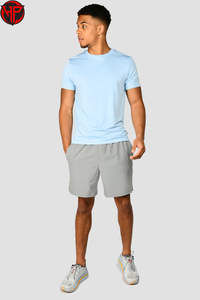 Pantalones Cortos Deportivos Personalizados OEM para Hombre, de Algodón, para Verano, con Entrepierna de 5 Pulgadas, para Correr, Casuales, de Poliéster, para Hacer Ejercicio - Product Image 3