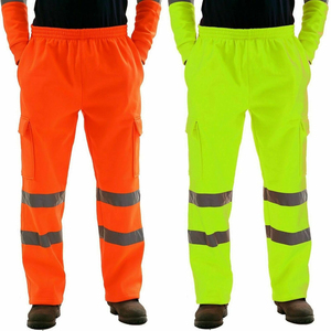 Pantalon de travail léger pour la sécurité routière avec cordon de serrage et bande réfléchissante haute visibilité - Product Image 5