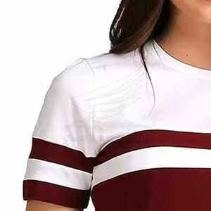 T-shirt pour femmes tendance, 100% coton, doux, confortable, décontracté, respirant, pour tous les jours - Product Image 2