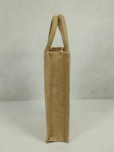 Natural <b>Jute</b> Wine Bottle <b>Gift</b> <b>Bag</b> with Handles, Eco-Friendly Burlap Bottle Carrier <b>Bag</b> for Wine, <b>Gift</b> and Promotional Packaging - Product Image 3