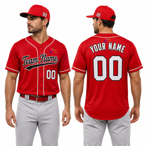 stylish <b>baseball</b> jersey created with lightweight textile for team training and match day wear with reliable quality for active - Product Image 5