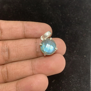 Silver German For Women Jewelry Perfect Labradorite Gemstone Pendant Simple Designer Wedding Gift for <b>love</b> With Jewelry - Product Image 2