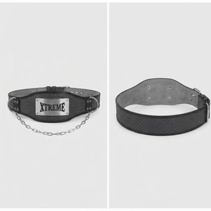 Ceinture de musculation réglable en cuir de vachette avec logo personnalisé, antidérapante, à boucle, douce, respirante, légère et avancée - Product Image 2