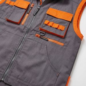 Chaleco de Trabajo Resistente para Hombre |   Chaleco Utilitario con Múltiples Bolsillos |   Ropa de Trabajo Duradera y Cómoda - Product Image 3