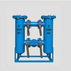 Filtre papillon duplex en fonte fabriqué, composant de filtre hydraulique, port de 2 pouces, applications huile, gaz, eau, à brides - Product Image 6