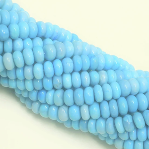 Perles Rondelles en Opale Lavande Effet Disco, 16 Pouces, 6mm-9mm, Multicolores du Rajasthan pour la Fabrication de Bijoux - Product Image 5