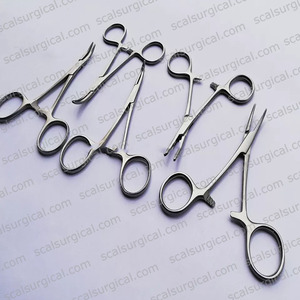 Pinzas Hemostáticas Quirúrgicas Baby Halsted Curvas de 10 cm con Mordazas Delicadas de Acero Inoxidable - Product Image 6