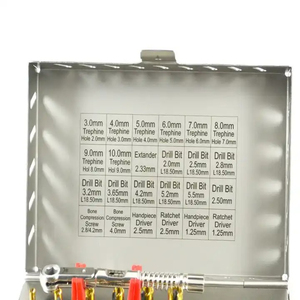Kit de Implantes Dentales Universales de 25 Piezas con Llave Dinamométrica Manual, Destornillador Protésico, Juego Quirúrgico, CE ISO - Product Image 5