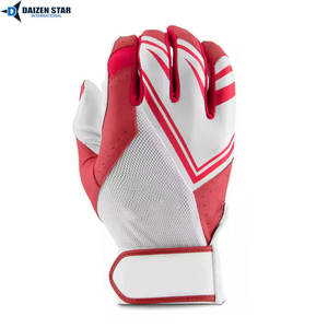 Gants de frappe de baseball unisexes pour adultes, en cuir/cuir synthétique, personnalisables en couleur/taille, légers, confortables, avec fermeture à crochet. - Product Image 2