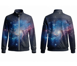 Chaqueta Deportiva Personalizada con Cierre Completo, Ropa para Correr y Hacer Ejercicio, Cálida, Transpirable y de Secado Rápido |   Tallas Hombre Mujer Juvenil - Product Image 1