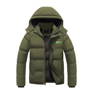 Men's Winter Puffer <b>Jacket</b> With Stand Collar Zipup Design Breathable Quick Drying Outing To Wear Low Price <b>Waterproof</b> <b>Jacket</b> Men - Product Image 1