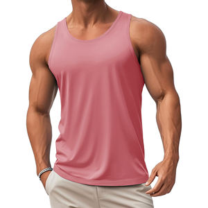 Débardeur Homme Personnalisé Sans Couture pour Fitness, Musculation et Entraînement – Maillot de Corps de Sport pour Hommes - Product Image 1