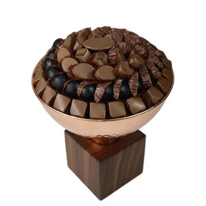 Tazón de chocolate de cobre de calidad superior, directo de fábrica, tazón para postres, tazón para servir dulces en la mesa, para hotel y restaurante - Product Image 5