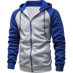Sudadera con capucha para hombre al por mayor, forrada para primavera, de poliéster/algodón, con diseño de logotipo personalizado, cremallera, forro polar térmico, multicolor digital, con bolsillos - Product Image 4