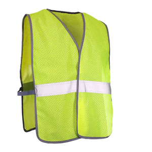 Custom High Quality Unisex Safety <b>Vest</b> Polyester Reflective Custom Size Breathable Hi Visibility Work-wear Road Safety <b>Vest</b> - Product Image 2