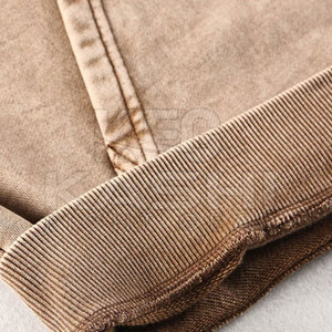 Vente en gros : Sweat à capuche personnalisable, style streetwear hivernal, basique, en molleton mélangé de coton délavé à l'acide, avec poches, intérieur brossé doux, unique - Product Image 4