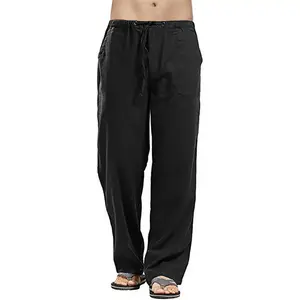New Wholesale <b>Men's</b> Pants <b>Winter</b> Warm <b>Trousers</b> Heavyweight Sweatpants Sport Drawstring Fleece - Product Image 1