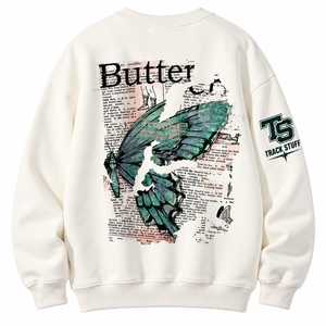 Sudadera Unisex con Cuello Redondo y Logotipo Personalizado Impreso en la Parte Delantera, 100% Algodón, Transpirable y Resistente al Viento, Otoño, ODM - Product Image 2