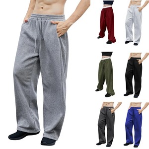 Mens Sweatpants Straight Fit <b>Joggers</b> for Sports and Streetwear Loose <b>Oversized</b> Casual Pant Drawstring Multi-pocket Men Long Pant - Product Image 1