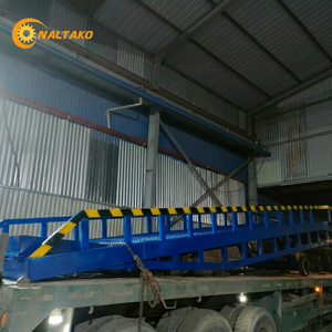 Premium 15T Mobile Dock Ramp 16m Long 1900mm Height Adjustable Manual Hydraulic Ramp for Large Forklifts ISO9001 Cert - Product Image 3