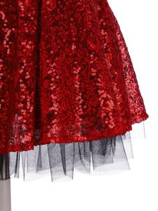 Vestidos de Baile de Salón Modernos para Niñas de 4 a 14 Años, Vestido Abullonado con Shorts Integrados, Disfraz de Piloto de Carreras para Entrenamiento de Danza - Product Image 4