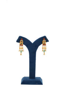 Ensemble de colliers multi-couches plaqués or avec perles vertes, chaîne de perles et pendentifs en forme de pièces de monnaie, bijoux de mariée traditionnels indiens - Product Image 2