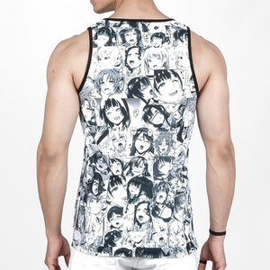 Solid Color Breathable Tank Top Custom Logo Ribbed Vests Knitted Fitness Gym Stringer <b>Singlet</b> <b>for</b> <b>Men</b> training workout session - Product Image 4