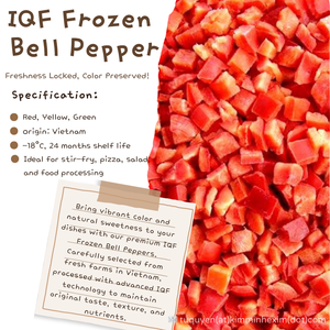 Proveedor de Pepino de Pimiento Congelado IQF, Fabricante de Pimiento de Vietnam, Suministro a Granel - Product Image 5