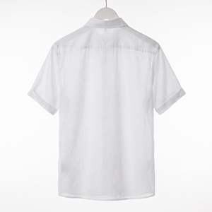 Camisa de Verano para Hombre, de Algodón Voile, Ultraligera, Informal, para Playa, OEM, ODM, Venta al Por Mayor, Fábrica, Marca Privada, MOQ Bajo - Product Image 2