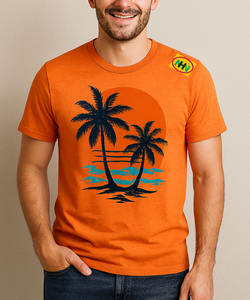 T-shirts imprimés pour hommes 100 % coton de qualité supérieure, motifs personnalisés, grandes tailles, anti-boulochage, doux et respirants pour usage quotidien - Product Image 3