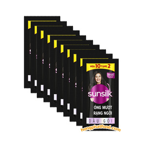 Après-shampoing Sunsilk Smooth Shiny Hair en sachet, gel à la kératine pour cheveux fins, usage domestique - Product Image 2