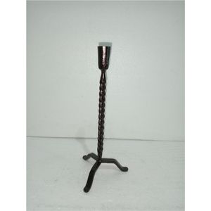 Candelabro de Metal Martillado Hecho a Mano, Moderno, en Negro Bronce, para Centro de Mesa de Boda, Decoración del Hogar - Product Image 2