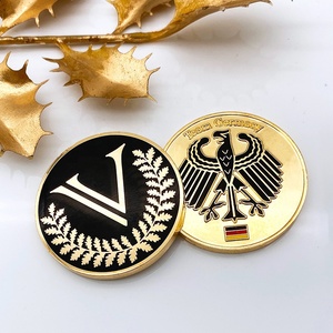 Moneda de recuerdo Cloisonne de aleación de zinc, Marktex - Product Image 3