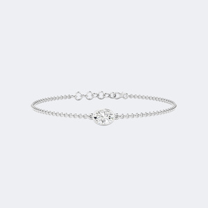 กำไลข้อมือเพชรทรงรีและทรงมาร์คีส์ น้ำหนักรวม 0.75 กะรัต เพชรเลี้ยงในห้องปฏิบัติการ ตัวเรือนทอง 14K สี DEF ความสะอาด VVS VS รูปทรงบริลเลียนท์คัท สายสร้อยแบบละเอียดอ่อน - Product Image 5
