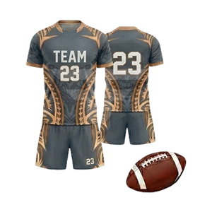 Camisetas de Fútbol Personalizadas para Torneos Juveniles, Uniformes de Fútbol de Poliéster Transpirables de Secado Rápido, Uniformes de Fútbol para Equipos Adultos - Product Image 1