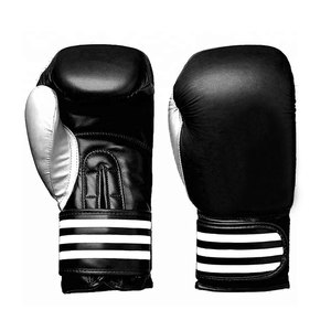 Gants de boxe Daizen Star International en cuir PU rouge respirant, à doigts entiers, avec fermeture à lacets au poignet, pour adultes - Product Image 5