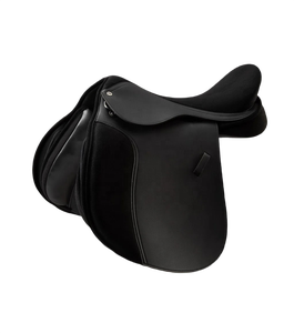 Silla de Doma Inglesa Ligera, Cómoda y Duradera, con Piel Sintética, Gamuza Sintética, Estructura de Madera, Personalizada, Latón Niquelado - Product Image 1