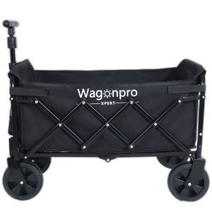 Carrello Multiuso Espandibile Nero a Doppio Strato, 100% Spazio Extra, per Campeggio, Spesa, Sport, Giardinaggio, Pesca - Product Image 5