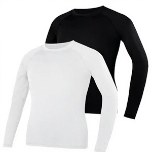 เสื้อรัดกล้ามเนื้อคุณภาพสูงสำหรับยิวยิตสู MMA BJJ แบบขายส่ง ออกแบบเองได้ พิมพ์ลายด้วยความร้อน แขนยาว แห้งเร็ว ระบายอากาศได้ดี - Product Image 2