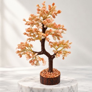 Natural Sunstone Gemstone <b>Tree</b> Handmade <b>Crystal</b> <b>Tree</b> Decorative Home Office Gift - Product Image 1