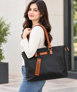 Bolso de Mano de Cuero Genuino de Gran Capacidad para Mujer, Diseño de Moda 2026, Personalizable con Cierre de Cremallera y Tamaño a Medida - Product Image 2