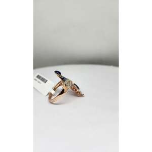 Anillo de Diamantes Naturales de 9K para Mujer, SI HI 0.58ct con Piedra de Color de 0.26ct, Chapado en Rodio, Joyería de Lujo, Peso Neto 6.762g, Diseño Elegante - Product Image 4