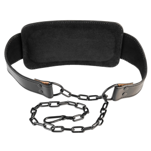 Professional Dipping <b>Belt</b> for Weighted Pull Ups and Dips Training Wholesale Dipping <b>Belt</b> with Chain for Commercial Gym Equipment - Product Image 4