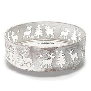 Bandeja Navideña de Aluminio de Alta Demanda, de Lujo, en Blanco para Sublimación, Hecha a Mano, Excelente Calidad, Adorno Navideño - Product Image 3