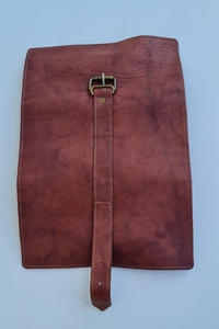 Pochette à stylo en cuir enroulable Porte-stylo multiple avec logement pour crayons et accessoires extra longs surdimensionnés - Product Image 5