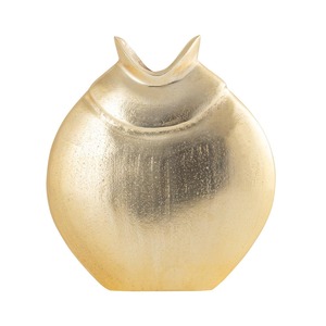 Elegante Jarrón Decorativo de Bronce Art Deco, Diseño de Rostro Hecho a Mano, 34 cm de Altura - Product Image 2