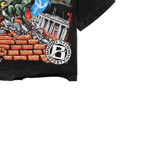SPORT <b>Men's</b> Regular Fit Black 100% Cotton Knitted Silk Screen Printed T-Shirt Front Logo Design Formal Style Short Sleeve - Product Image 2