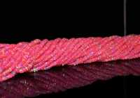 Perles d'opale éthiopienne rose naturelle de qualité supérieure, forme rondelle, 3mm-6mm, pierres précieuses en pierre de soleil, pierres précieuses en vrac, prix de gros disponible.