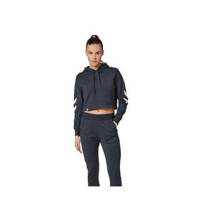 Fabricant OEM/ODM Personnalisé – Sweat à Capuche Court Oversize pour Femme – Fournisseur de Sweats à Capuche Tendance – Basiques Lourds en Coton Mélangé - Product Image 1